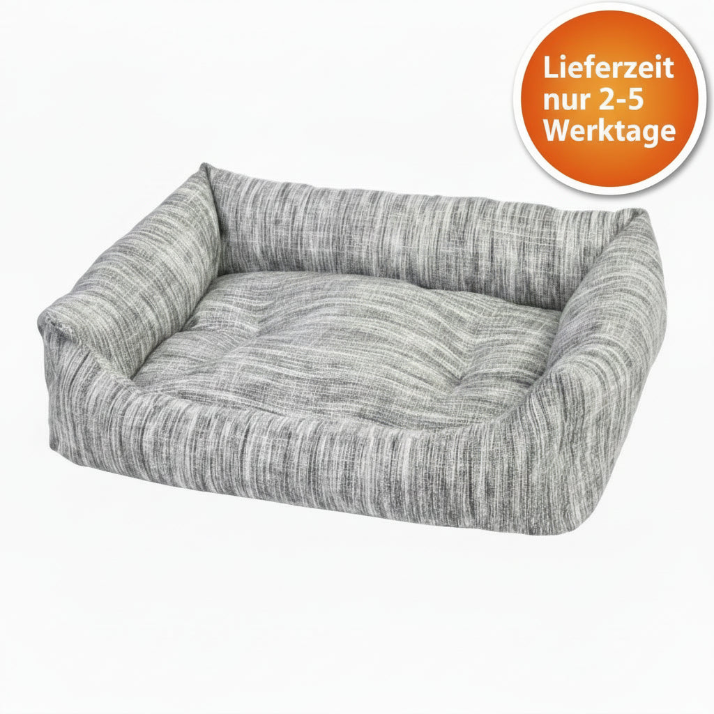 Weicher Hundekorb mit extra-dickem Kissen – gemütlicher Schlafplatz für Hunde