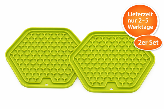 HexaCalm – Anti-Stress Schleckmatte  (2er Set)