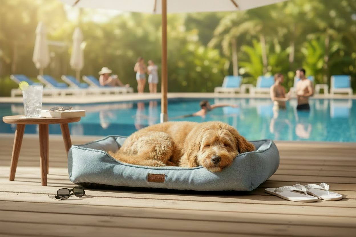 Selbstkühlendes Hundebett – angenehme Abkühlung im Sommer