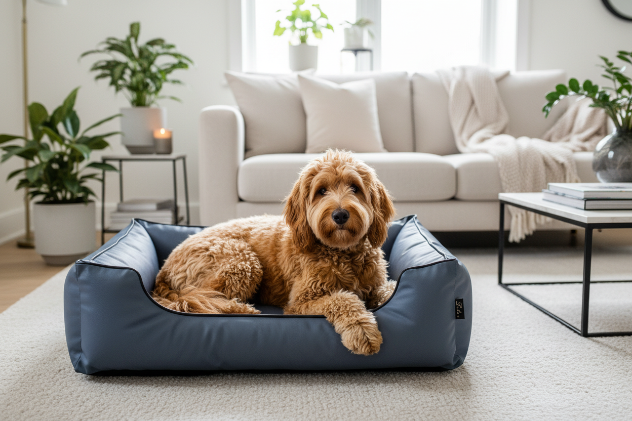 Orthopädisches Hundebett Paula PLUS mit Memory-Effekt