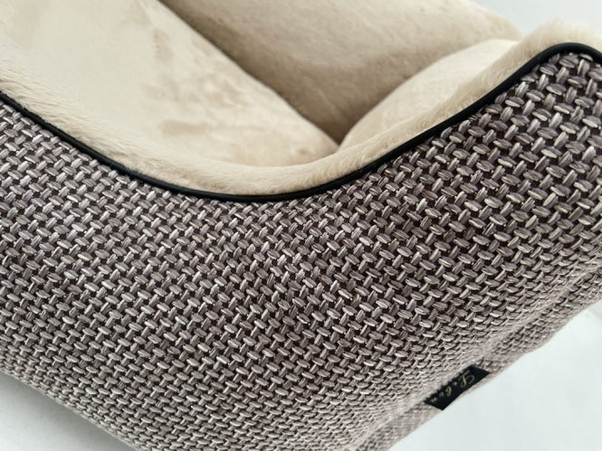 Orthopädisches Hundebett Louis PLUS – Memory Foam & extra hoher Rand
