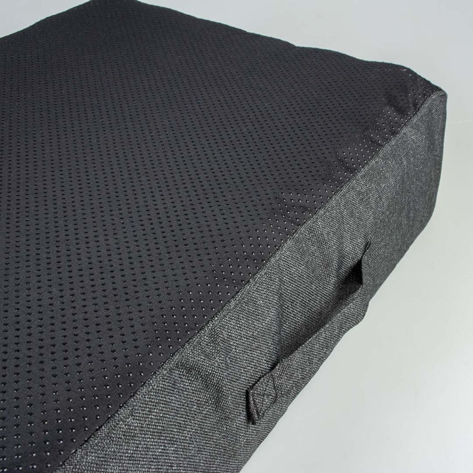 Duratex Hundematratze in Dunkelgrau – Materialdetail
